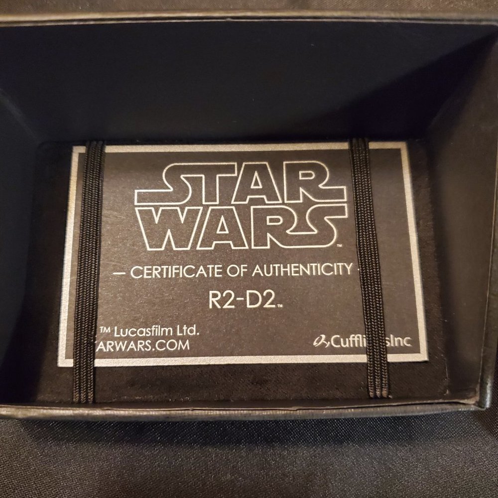 Neiman Marcus - Star Wars R2-D2 Sterling Silver Cuff Links - NWT ($495 in store) - Picture 10 of 16